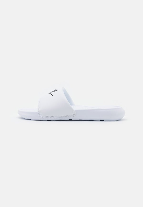 Nike Sportswear VICTORI ONE SLIDE - Mules - white/black