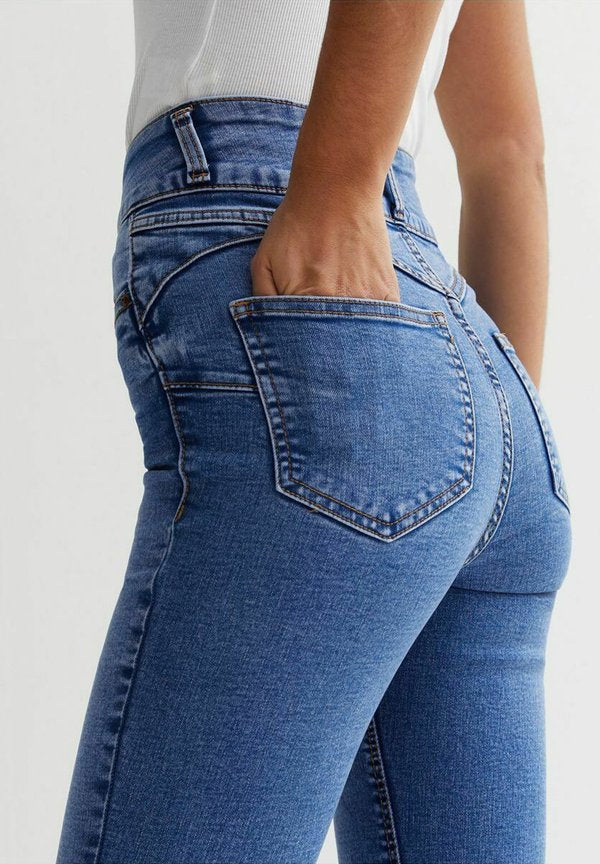 New Look BRIGHT BLUE LIFT & SHAPE HIGH WAIST YAZMIN