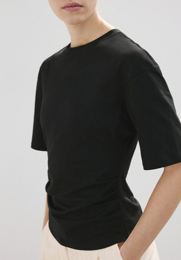 Mango ADULT - Basic T-shirt - black