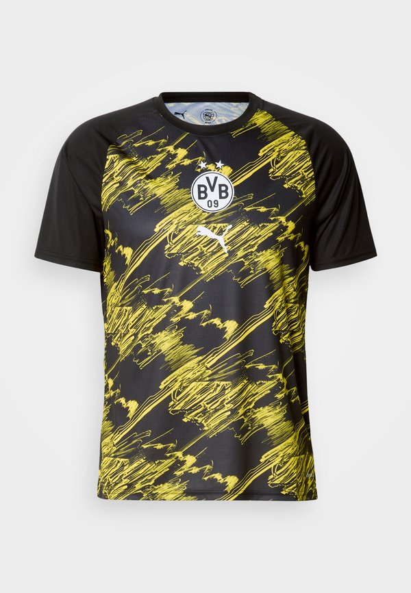 Puma BORUSSIA DORTMUND WARM UP - Club wear - black/faster yellow