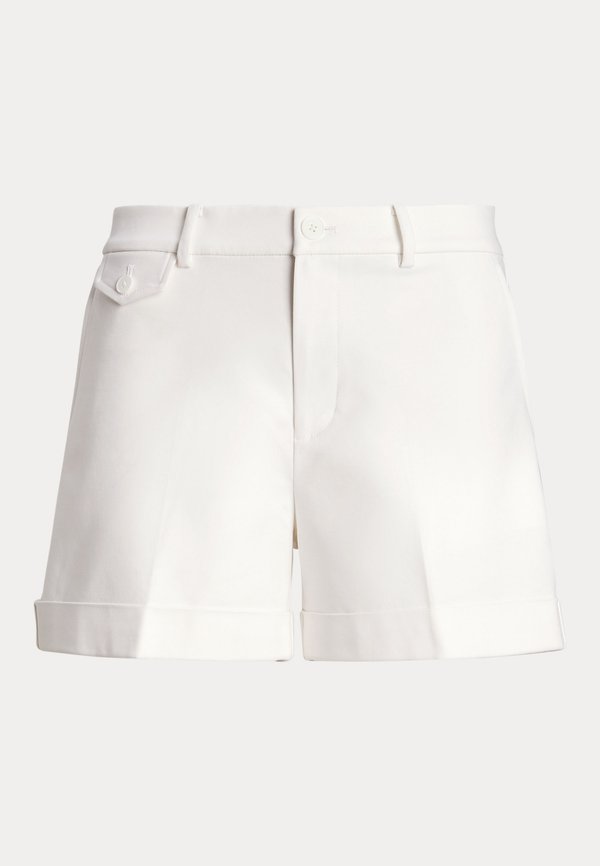 Lauren Ralph Lauren PLEATED DOUBLE-FACED COTTON SHORT