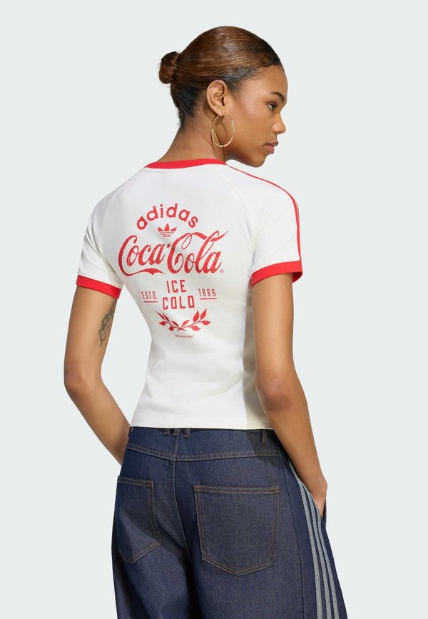 adidas Originals adidas X Coca-Cola 3-Stripes - Print T-shirt - core white