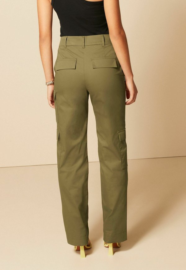 Next COTTON UTILITY STRAIGHT TROUSERS