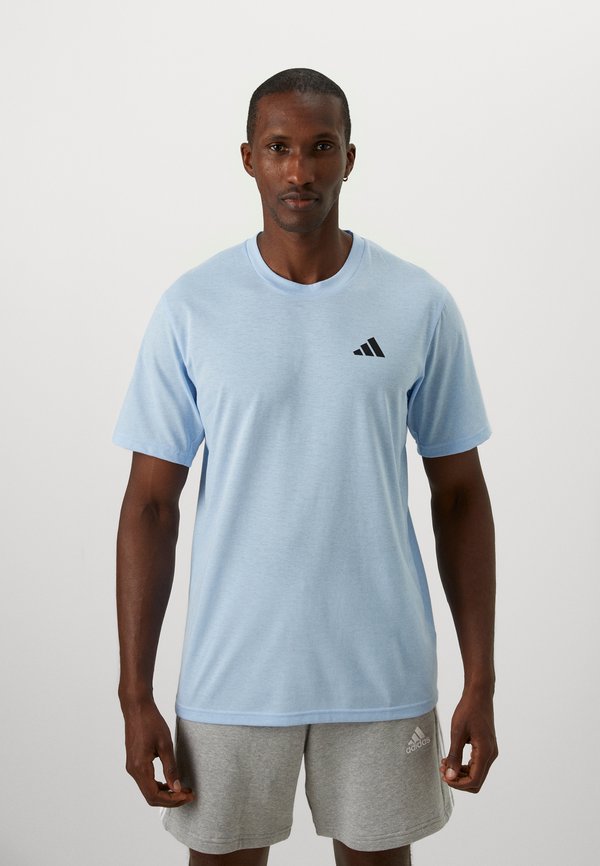 adidas Performance TR-ES FR T - Sports T-shirt - glow blue/black