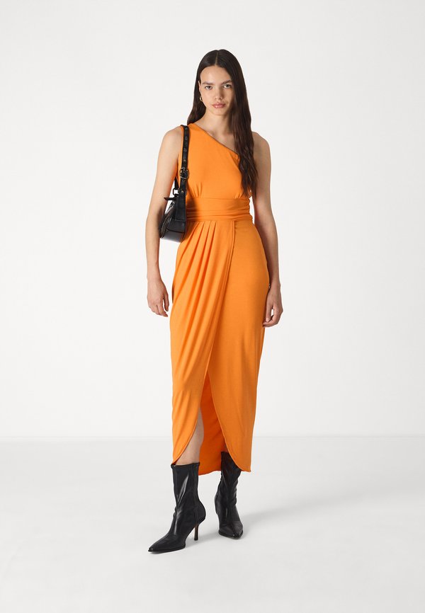 WAL G. PARTY BINA ONE SHOULDER MIDI DRESS