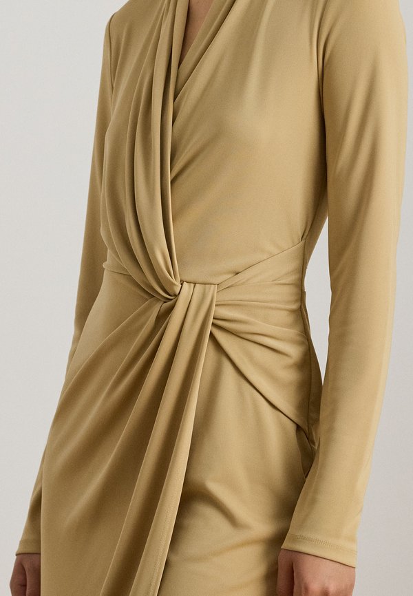 Lauren Ralph Lauren TWIST-FRONT JERSEY SURPLICE DRESS
