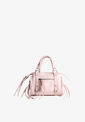 Bershka MINI - BOWLING BAG - Handbag - light pink