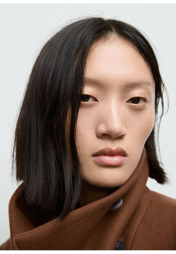 Mango Classic coat - brown