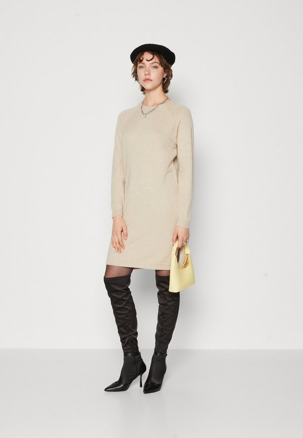 JDY JDYMARCO O NECK SLIT DRESS