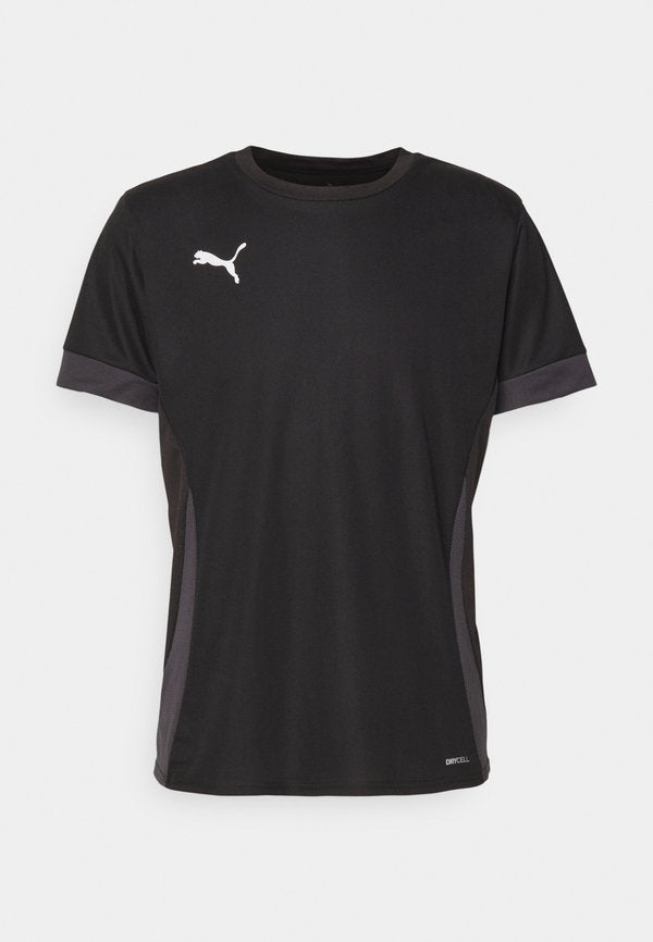 Puma TEAMGOAL MATCHDAY - Sports T-shirt - black/white/flat dark gray