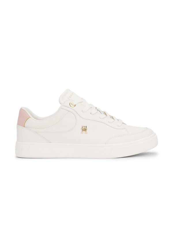 Tommy Hilfiger TH MONOGRAM LEATHER COURT TRAINERS