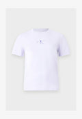 Calvin Klein Jeans GRADIENT MONOLOGO SLIM TEE - Basic T-shirt - island lilac