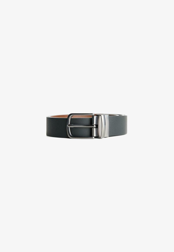 Bershka REVERSIBLE - Belt - black