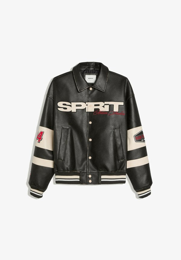 Bershka Bomber Jacket - black