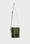 Calvin Klein RUBBERIZED REPORTER - Cross body bag - olive