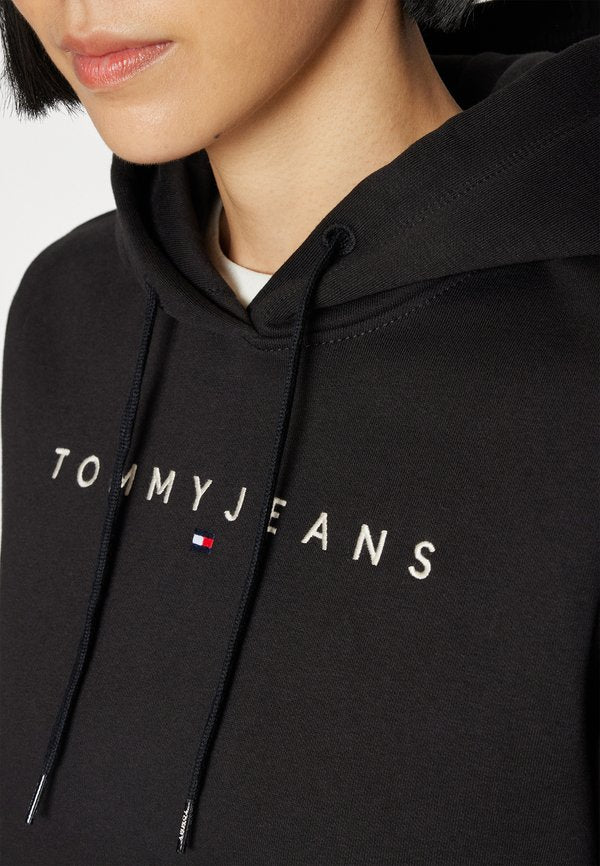 Tommy Jeans LINEAR LOGO FLEECE DRAWSTRING HOODY