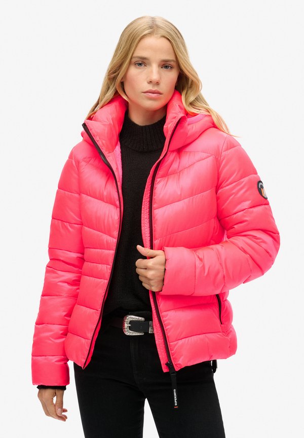 Superdry & Co HOODED FUJI QUILTED PADDED