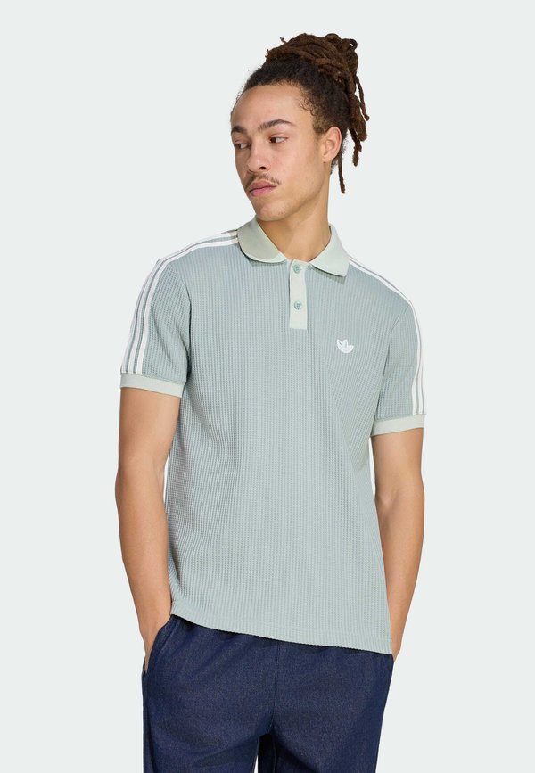 adidas Originals WAFFLE KNIT - Polo shirt - sage