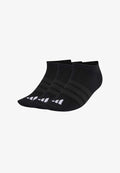 adidas Performance THIN LIGHT SPORTSWEAR NO SHOW 3 PAIR PACK - Sneaker socks - black   black   white