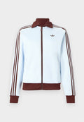 adidas Originals CLASSIC TT - Zip-up sweatshirt - crystal sky/maroon