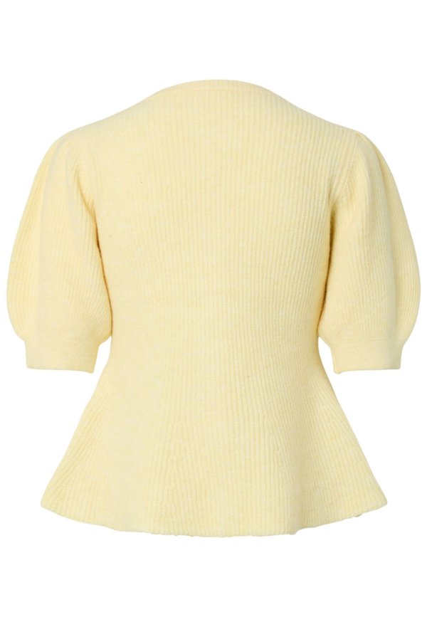 Pieces PCSILLY SS PUFF KNIT CARDIGAN NOOS BC