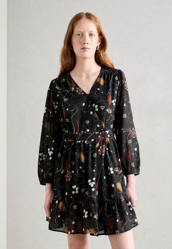 Scotch & Soda MINI WRAP DRESS