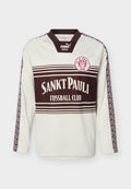 Puma FC ST. PAULI KING  - Long sleeved top - alpine snow/dark chocolate