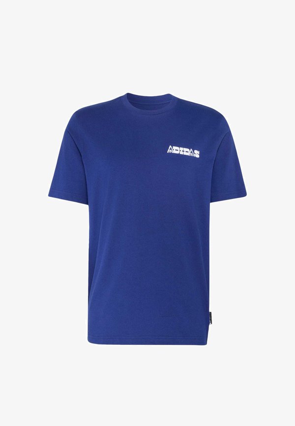 adidas Sportswear ADIDAS SPORTSWEAR NOVELTY CARDS GRAPHIC T-SHIRT - Print T-shirt - dark blue