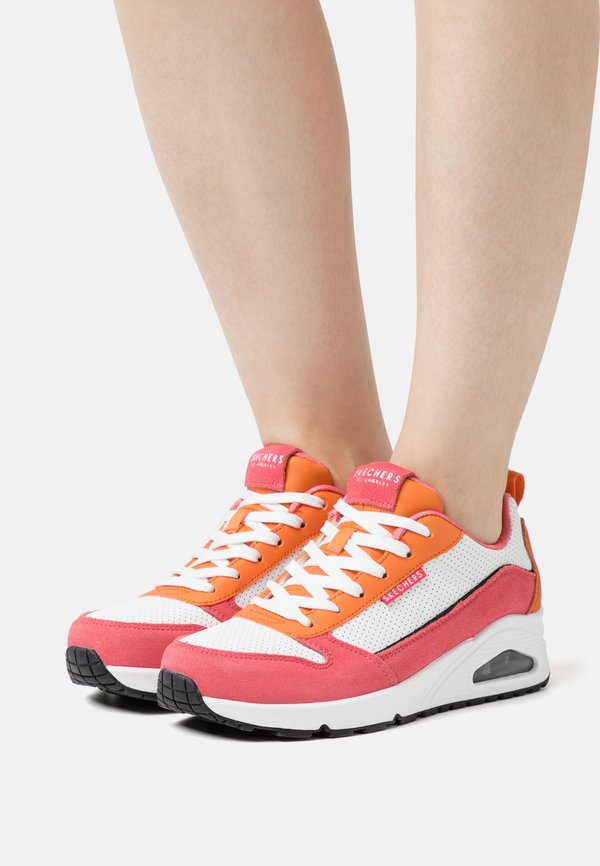 Skechers UNO  - Trainers - pink/orange/white
