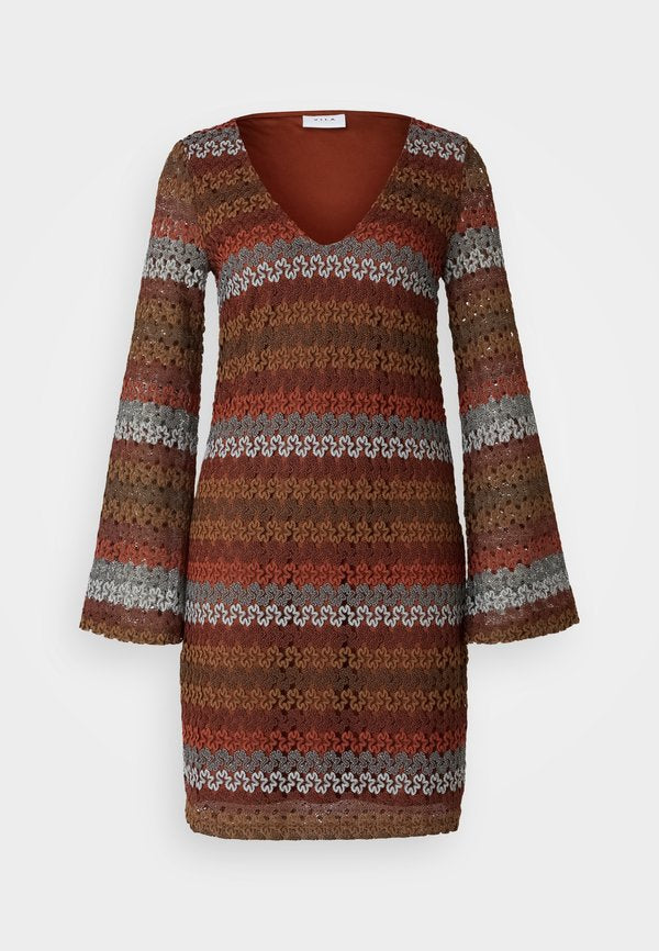 VILA VILEA V NECK SHORT DRESS