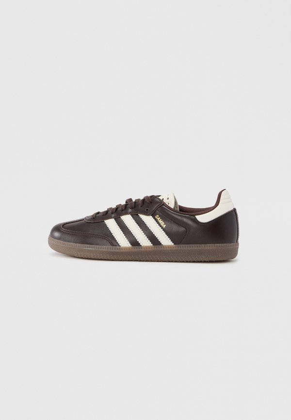 adidas Originals SAMBA OG W - Trainers - aurora coffee/off white/gold-coloured