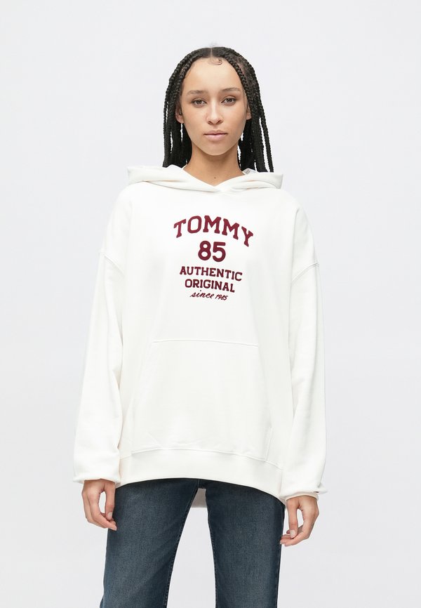 Tommy Jeans 1985 FLOCK LOGO OVERSIZED HOODY