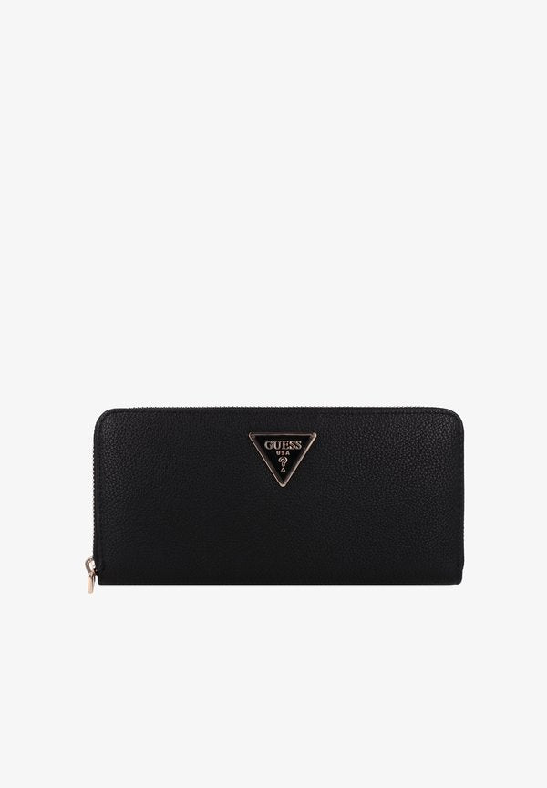 Guess LAUREL LARGE ZIP AROUND - Wallet - black