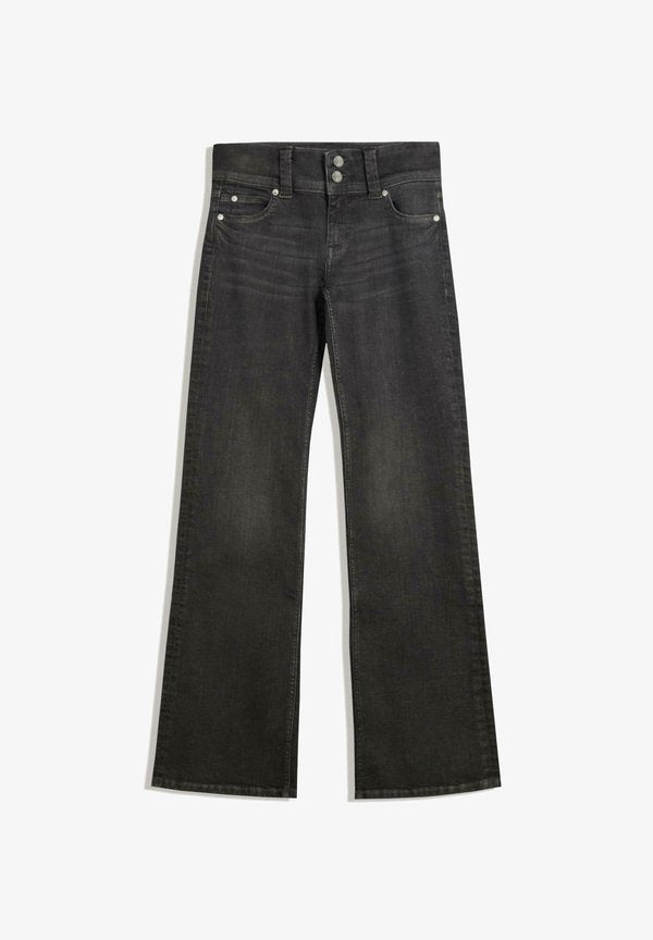 Bershka Straight leg jeans - black
