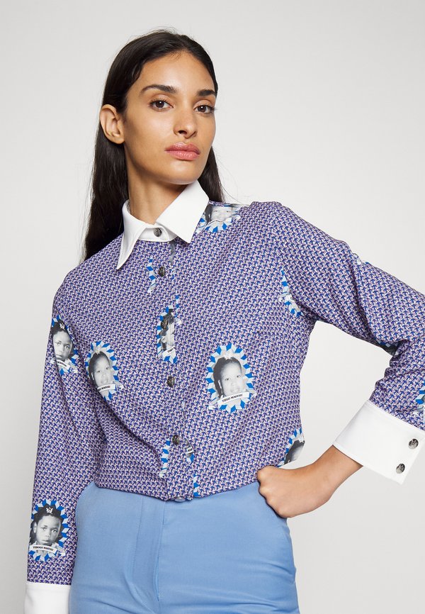 Thebe Magugu MAGUGU HEIRLOOM BLOUSE WHITE COLLAR CUFF