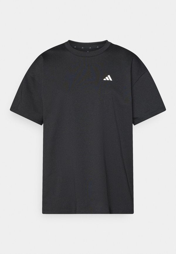adidas Performance POWER ESSENTIALS WORKOUT OVERSIZED - Basic T-shirt - black