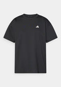 adidas Performance POWER ESSENTIALS WORKOUT OVERSIZED - Basic T-shirt - black
