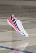 adidas Performance F50 HYPERFAST LEAGUE IN - Indoor football boots - footwear white/solar purple/solar turbo