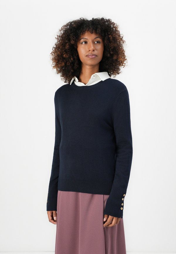 TOM TAILOR CREW NECK WITH BUTTON DETAIL