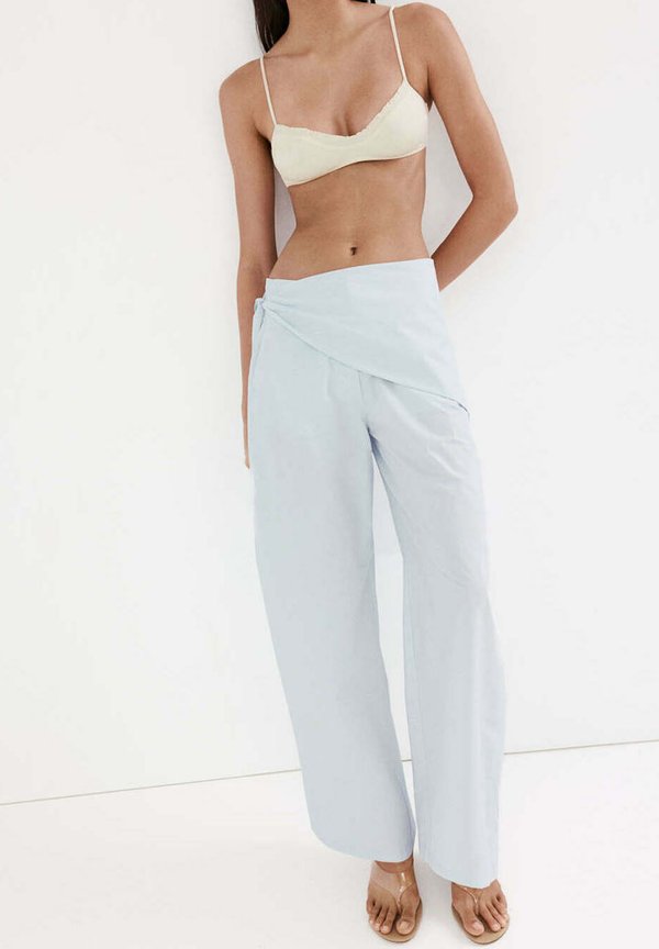 Mango ADULT - Trousers - sky blue