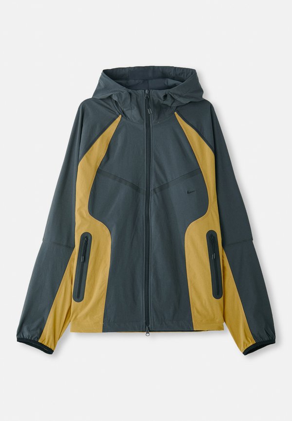 Nike Sportswear TECH PRO JACKET - Windbreaker - anthracite/ochre/(black)