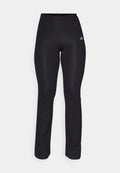 adidas Sportswear ESSENTIALS SMALL LOGO FLARED - Leggings - black/white