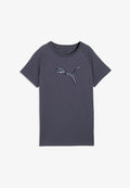 Puma SEQUINS TEE - Print T-shirt - inky depths