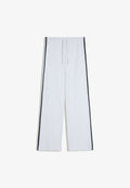 Bershka PLUSH WITH CONTRAST SIDE STRIPE - TROUSERS - Tracksuit bottoms - dark grey