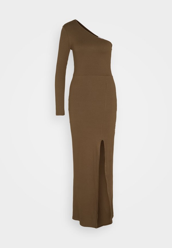WAL G. PARTY ASH ONE SHOULDER MAXI