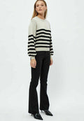 Minus MIMSPERLA STRIPED KNIT PULLOVER