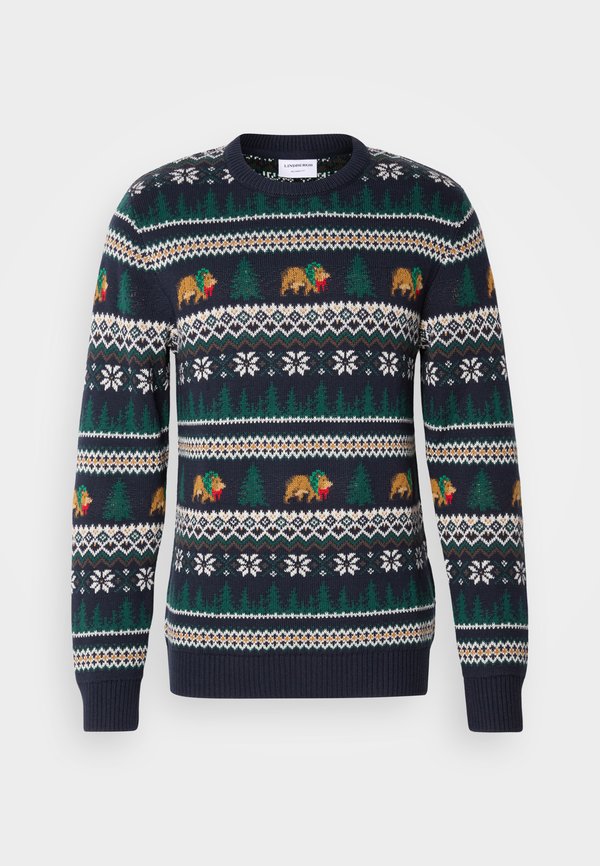 Lindbergh WINTER VILLAGE O NECK SWEATER