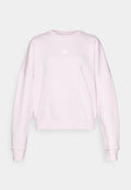 adidas Sportswear ESSENTIALS SMALL LOGO FEEL COZY - Sweatshirt - clear pink/white