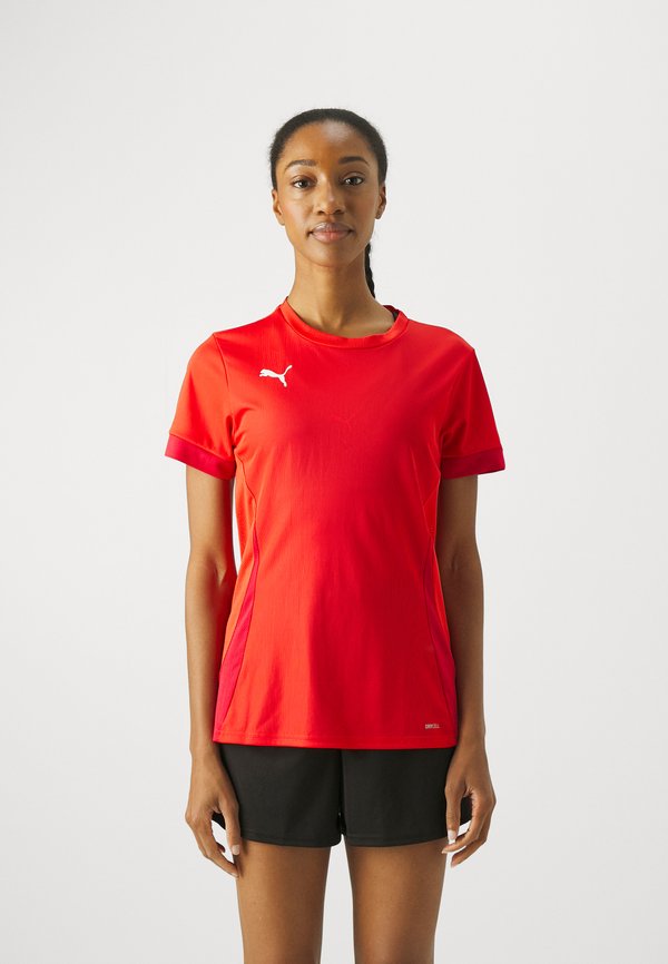 Puma TEAMGOAL MATCHDAY - Sports T-shirt - red/white/fast red