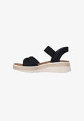 Skechers BOBS SUN RAY - Espadrilles - blk/black